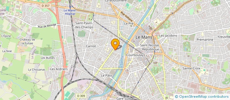 localisation de l'entreprise MADAME MARIE-CATHERINE CHAPALAIN  LE MANS