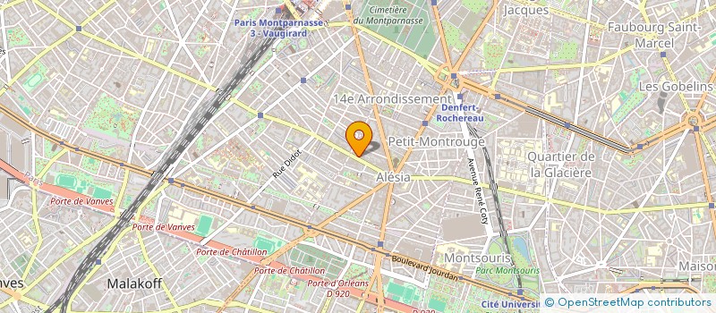 localisation de l'entreprise MADAME MARIE-CATHERINE DELFOLIE  PARIS