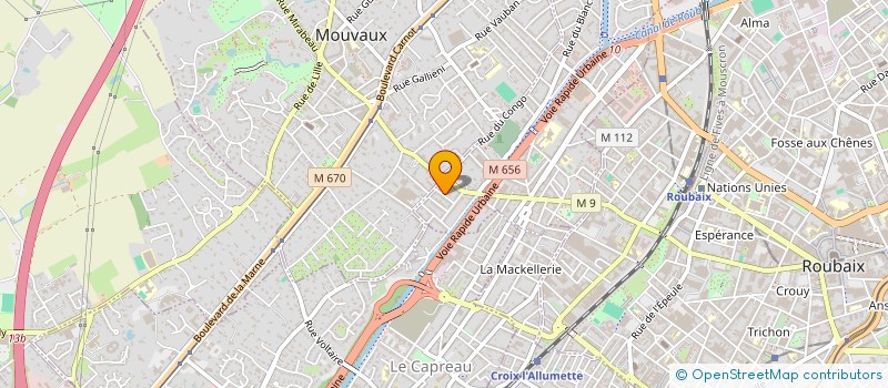 localisation de l'entreprise MADAME MARIE CATHERINE DENEVE à TOURCOING