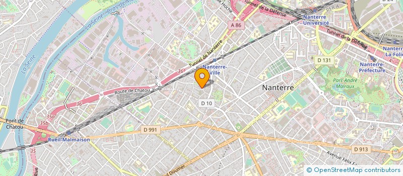 localisation de l'entreprise MADAME MARIE-CATHERINE GEFFROY à NANTERRE