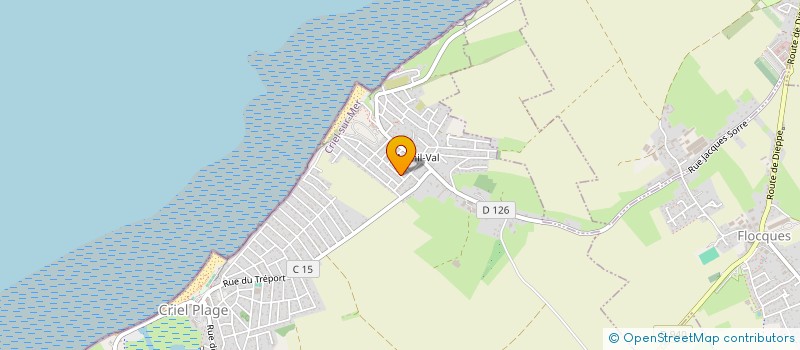 localisation de l'entreprise MADAME MARIE-CATHERINE HERVE  CRIEL-SUR-MER