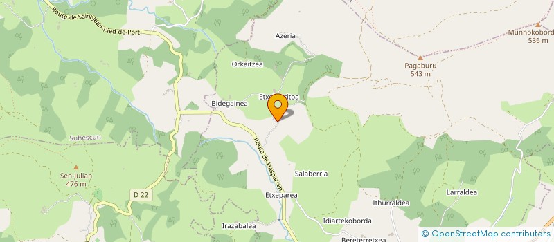 localisation de l'entreprise MADAME MARIE-CATHERINE IRIGOIN  AINHICE-MONGELOS