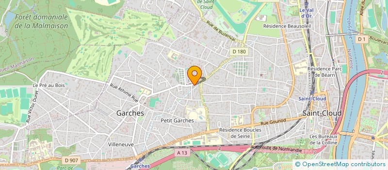 localisation de l'entreprise MADAME MARIE-CATHERINE LE MOAL à GARCHES