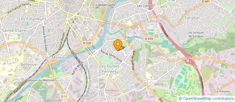 localisation de l'entreprise MADAME MARIE CATHERINE LUCAS à LIMOGES