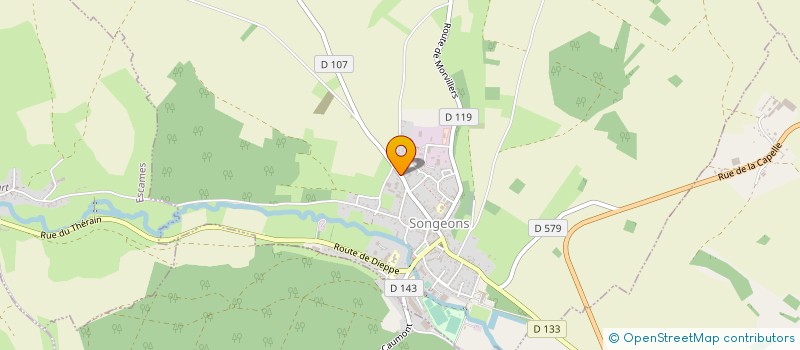 localisation de l'entreprise MADAME MARIE-CATHERINE MANOURY  SONGEONS