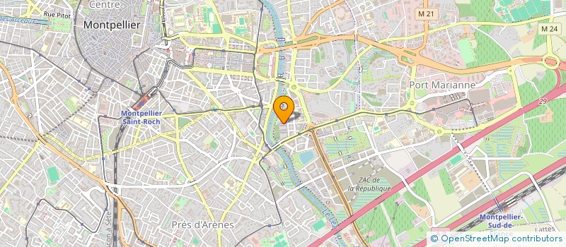 localisation de l'entreprise MADAME MARIE CATHERINE MASSE  GANGES