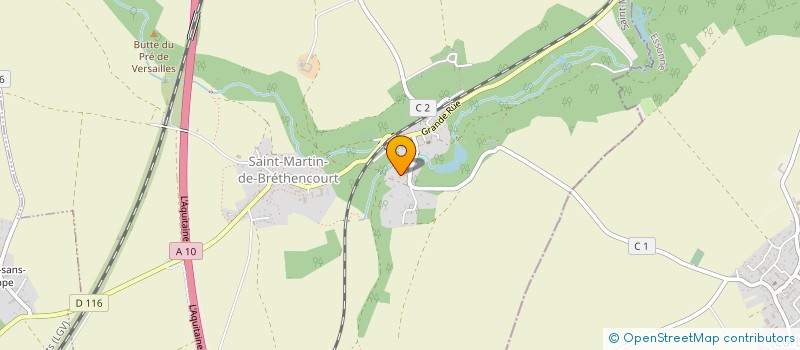 localisation de l'entreprise MADAME MARIE CATHERINE MIRCZEWSKI  SAINT-MARTIN-DE-BRETHENCOURT