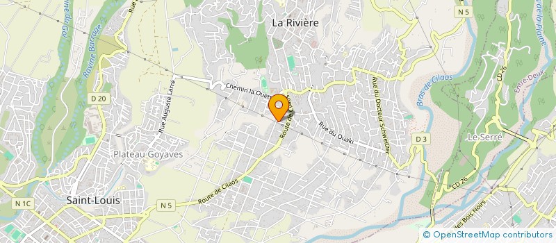 localisation de l'entreprise MADAME MARIE-CATHERINE NACHIAR à SAINT-LOUIS