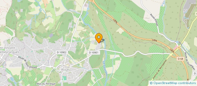 localisation de l'entreprise MADAME MARIE-CATHERINE PALMER  ASSAS