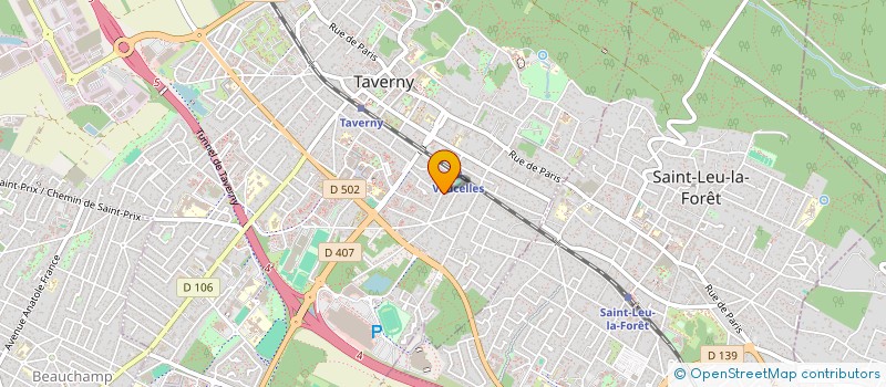 localisation de l'entreprise MADAME MARIE-CATHERINE ROSSO  TAVERNY