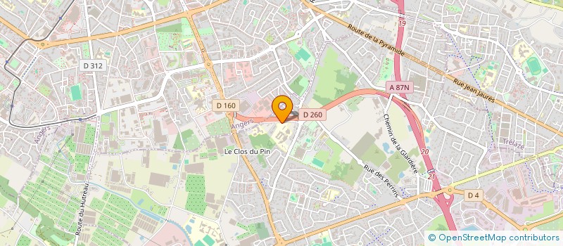 localisation de l'entreprise MADAME MARIE-CATHERINE SOLTNER  LES PONTS-DE-CE