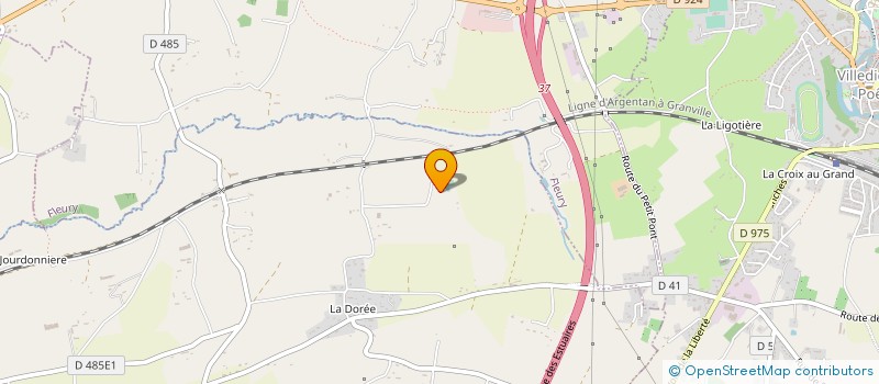 localisation de l'entreprise MADAME MARIE-CATHERINE TESNIERE  LA LANDE-D'AIROU