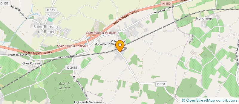 localisation de l'entreprise MADAME MARIE CATRICE  SAINT-ROMAIN-DE-BENET