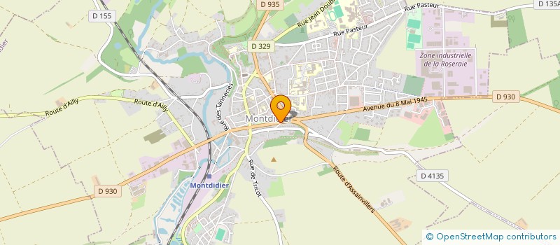 localisation de l'entreprise MADAME MARIE CAUET  MONTDIDIER