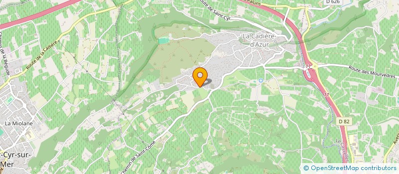 localisation de l'entreprise MADAME MARIE CAUPERT  LA CADIERE D'AZUR