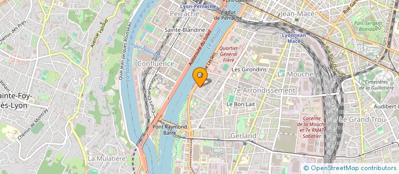 localisation de l'entreprise MADAME MARIE CAUSSANEL  LYON