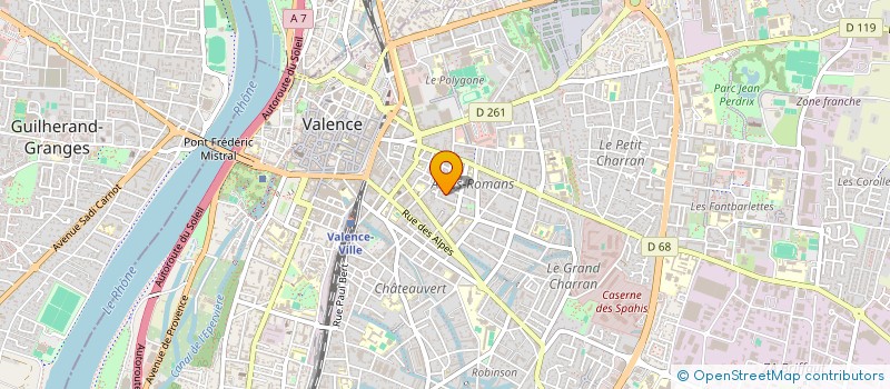 localisation de l'entreprise MADAME MARIE CAVAIGNAC à VALENCE