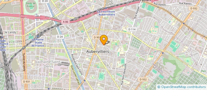 localisation de l'entreprise MADAME MARIE CAVALIE à AUBERVILLIERS