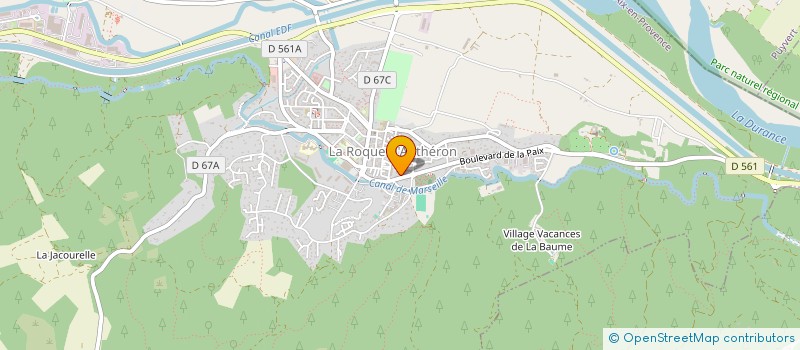 localisation de l'entreprise MADAME MARIE CAVALLI  LA ROQUE-D'ANTHERON