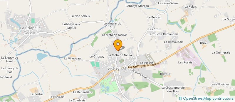 localisation de l'entreprise MADAME MARIE CAVALON  SIXT-SUR-AFF