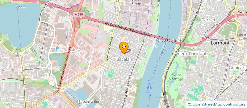 localisation de l'entreprise MADAME MARIE CAVENAILE  BORDEAUX