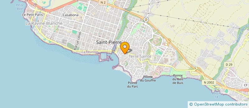 localisation de l'entreprise MADAME MARIE CAVERY à SAINT-PIERRE