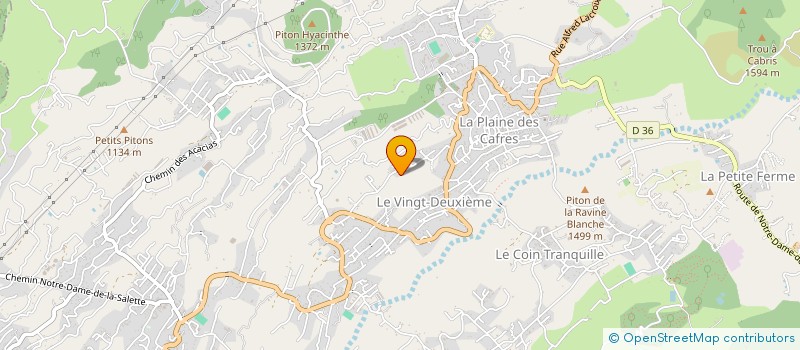 localisation de l'entreprise MADAME MARIE CAVERY  LE TAMPON