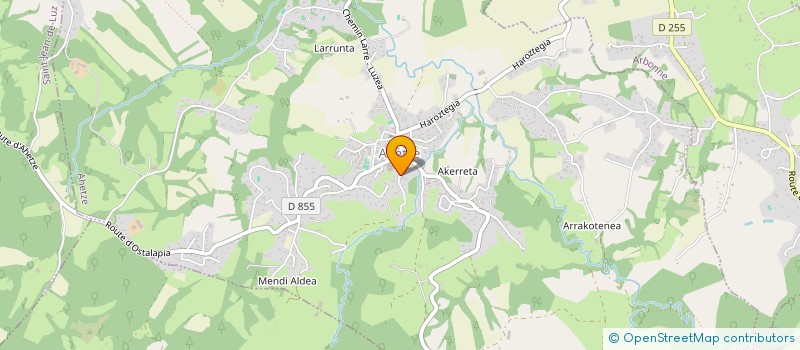 localisation de l'entreprise MADAME MARIE CAVRET  AHETZE