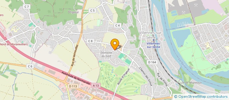 localisation de l'entreprise MADAME MARIE CAYEUX à VILLENNES-SUR-SEINE