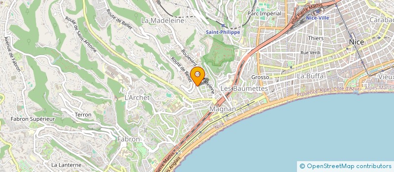 localisation de l'entreprise MADAME MARIE CAYOL  NICE