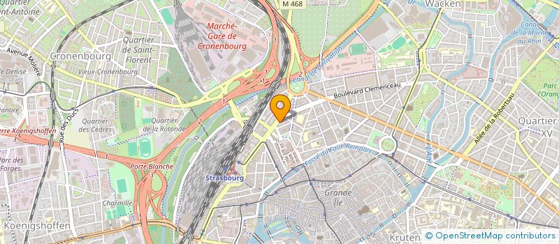 localisation de l'entreprise MADAME MARIE CAYOT à STRASBOURG