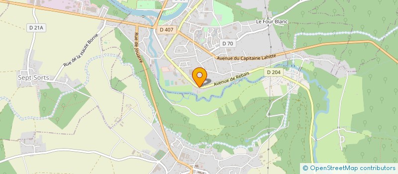 localisation de l'entreprise MADAME MARIE CAZAUBON à LA FERTE-SOUS-JOUARRE