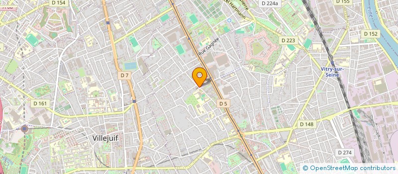 localisation de l'entreprise MADAME MARIE CAZIMENE ACCILE  VITRY-SUR-SEINE