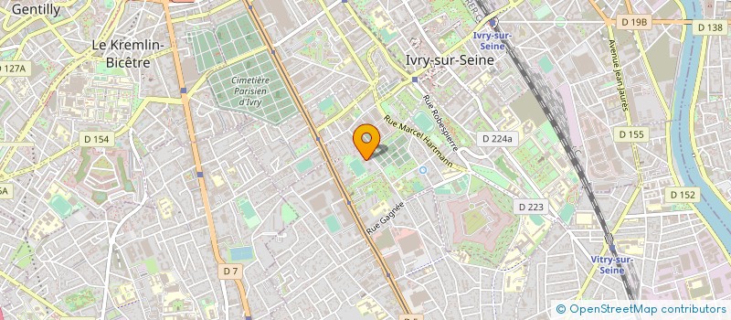 localisation de l'entreprise MADAME MARIE-CECILE ABOUNA  IVRY-SUR-SEINE