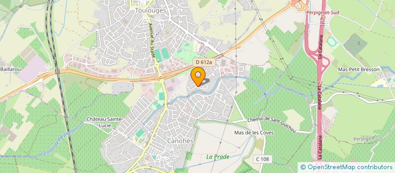 localisation de l'entreprise MADAME MARIE CECILE ALVES  CANOHES