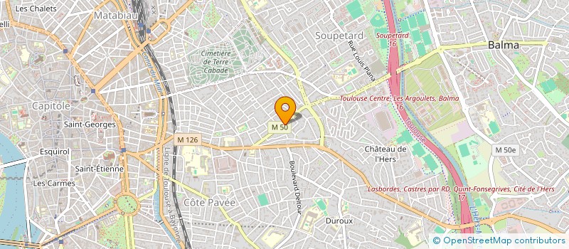 localisation de l'entreprise MADAME MARIE CECILE AUGEYROLLE  TOULOUSE