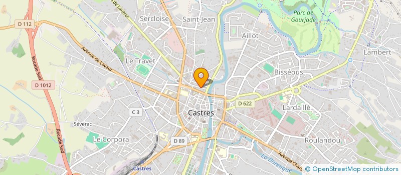 localisation de l'entreprise MADAME MARIE-CECILE BARTHES à CASTRES