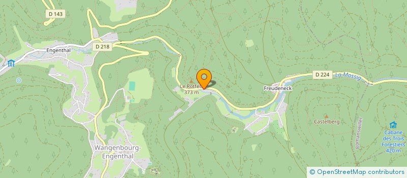 localisation de l'entreprise MADAME MARIE-CECILE BENTZ  WANGENBOURG-ENGENTHAL