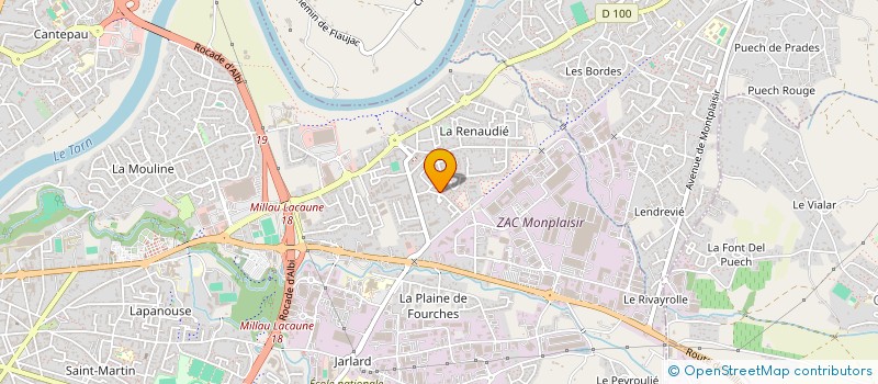 localisation de l'entreprise MADAME MARIE-CECILE BESSIERE à ALBI