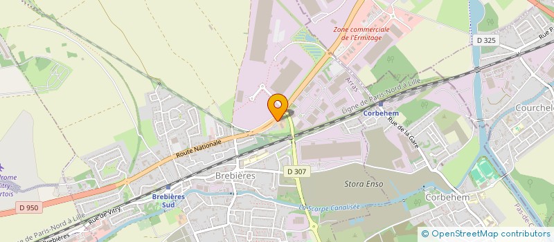 localisation de l'entreprise MADAME MARIE CECILE BROUTIN  BREBIERES