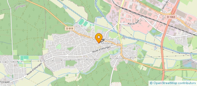 localisation de l'entreprise MADAME MARIE-CECILE CHAZEAUX  SCHWEIGHOUSE-SUR-MODER