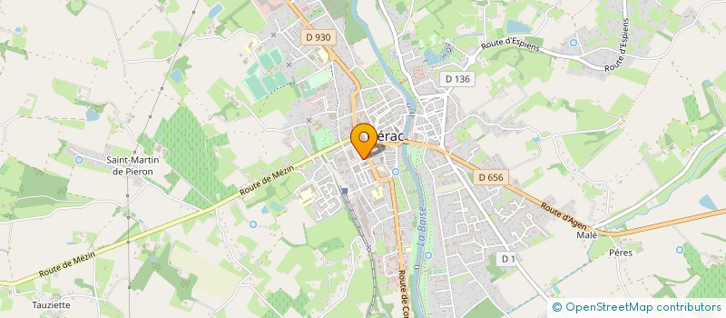 localisation de l'entreprise MADAME MARIE CECILE DAUBA  MEZIN