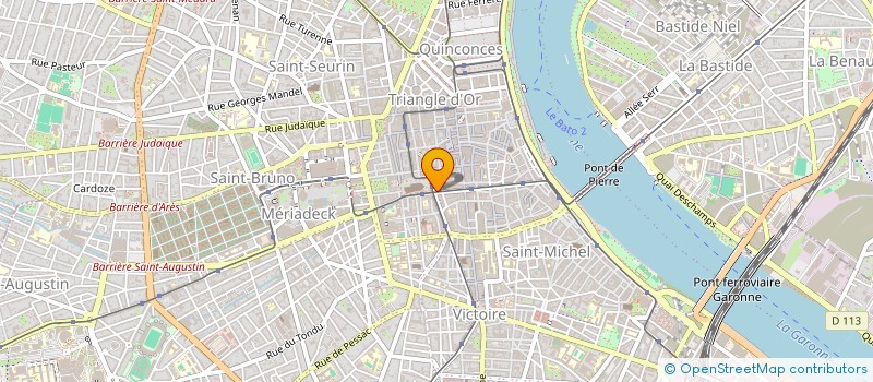 localisation de l'entreprise MADAME MARIE-CECILE DE SARTRE  BORDEAUX