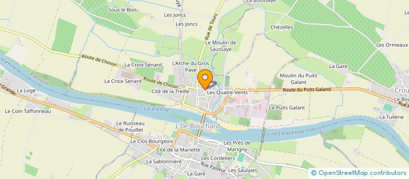 localisation de l'entreprise MADAME MARIE-CECILE DENIAU  L'ILE-BOUCHARD