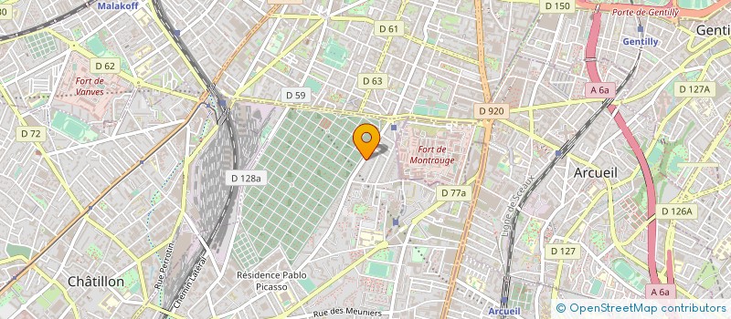 localisation de l'entreprise MADAME MARIE-CECILE DRAIN à BAGNEUX