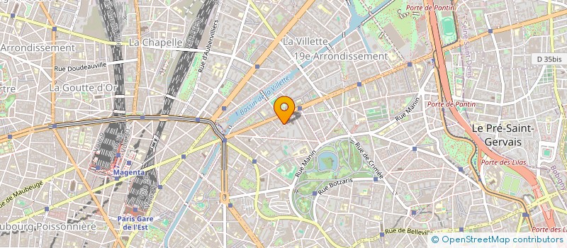 localisation de l'entreprise MADAME MARIE-CECILE DUBESSET  PARIS