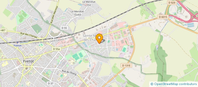 localisation de l'entreprise MADAME MARIE CECILE EUDIER  SAINTE-MARIE-DES-CHAMPS