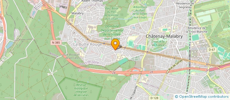 localisation de l'entreprise MADAME MARIE-CECILE GARCIA  CHATENAY-MALABRY