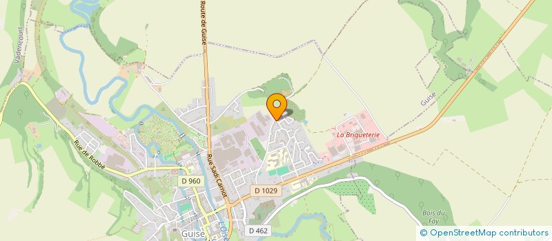 localisation de l'entreprise MADAME MARIE-CECILE GROS  GUISE