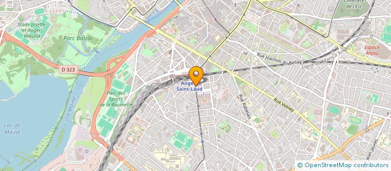 localisation de l'entreprise MADAME MARIE CECILE GUIRAUD à ANGERS